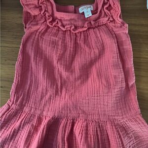 Cat & Jack Coral Ruffle Dress